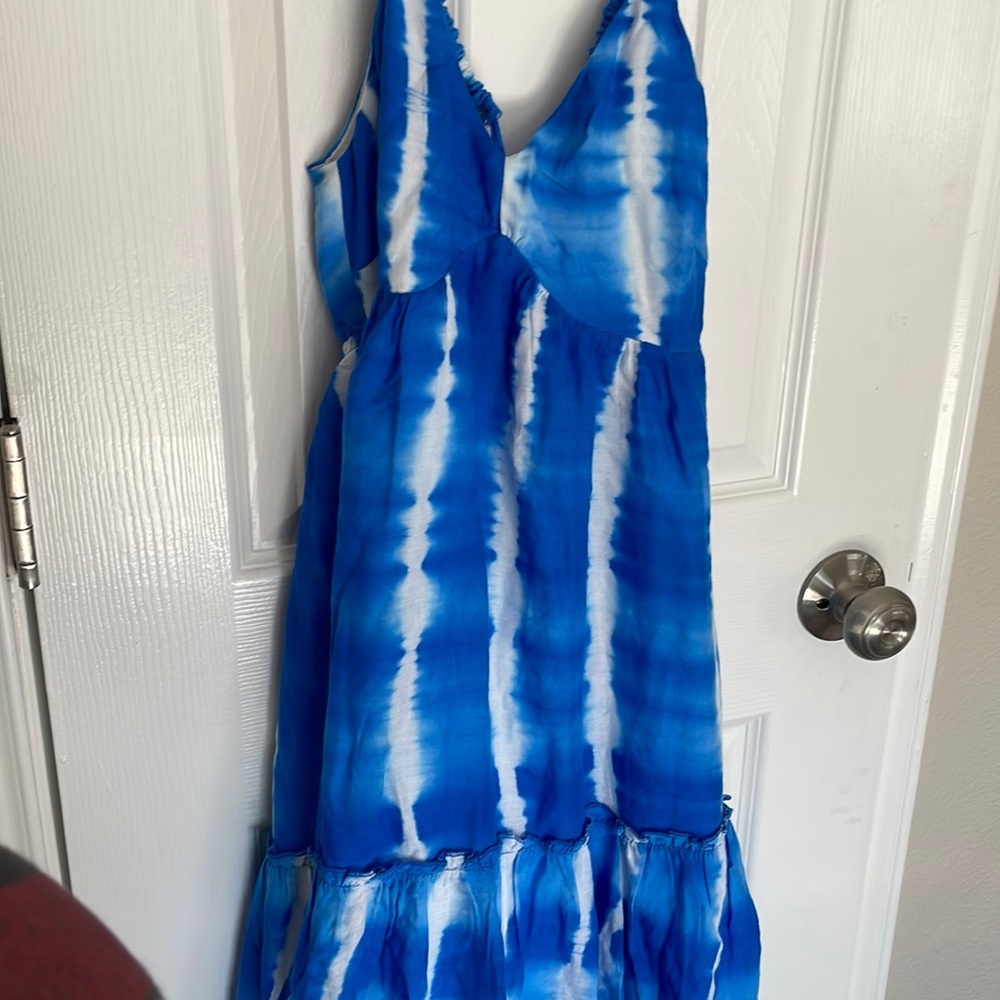 Main Strip Boho midi dress